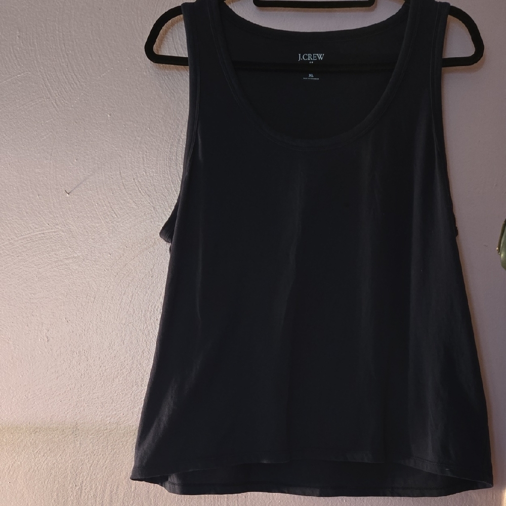 J. Crew Women's Classic Black Tank Top